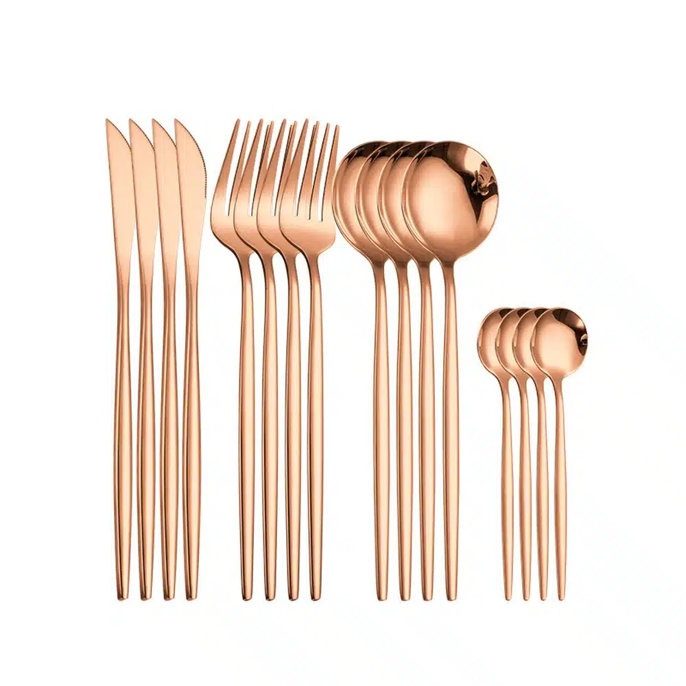 rosegold 16pcs