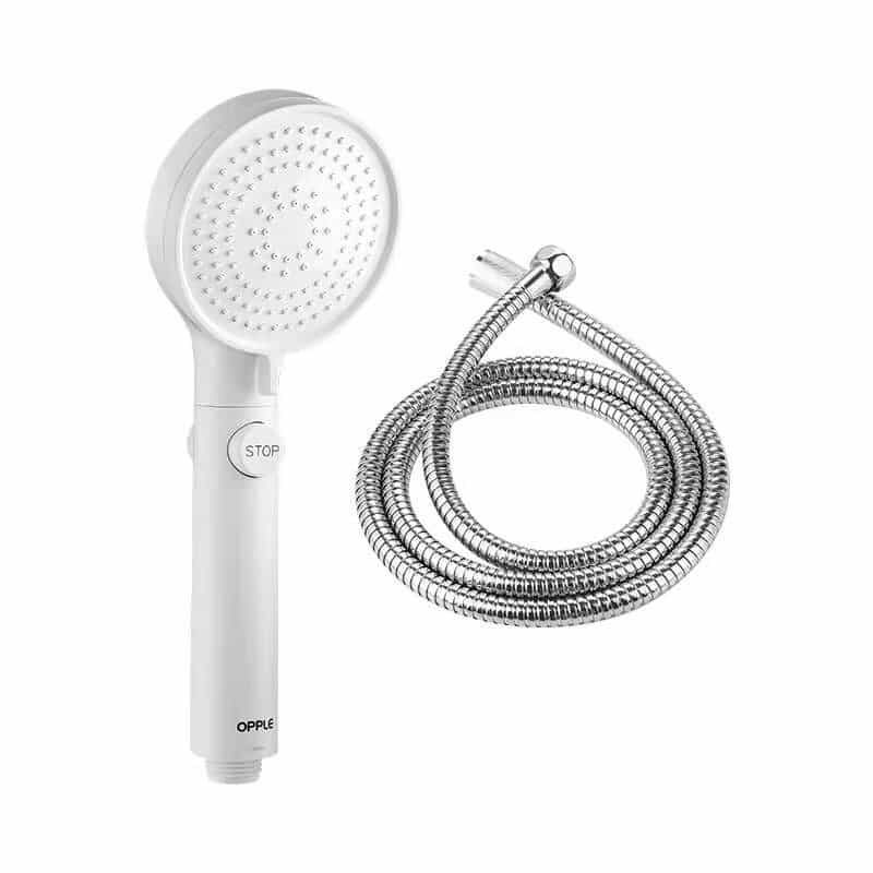 White shower hose