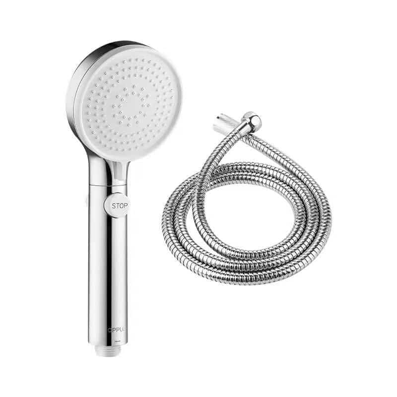 Silver shower hose