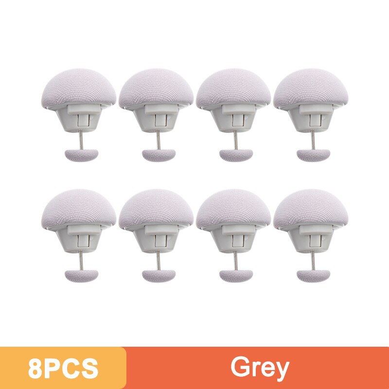 8pcs Gray