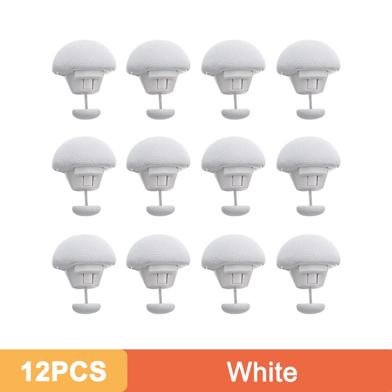 12pcs White