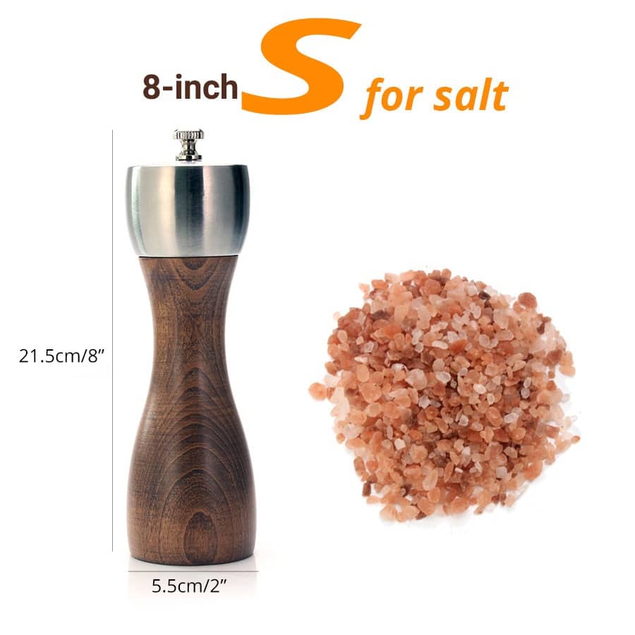 8 inch for salt