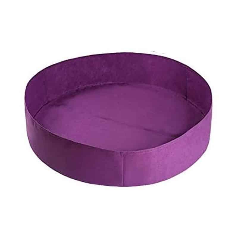 purple round bag