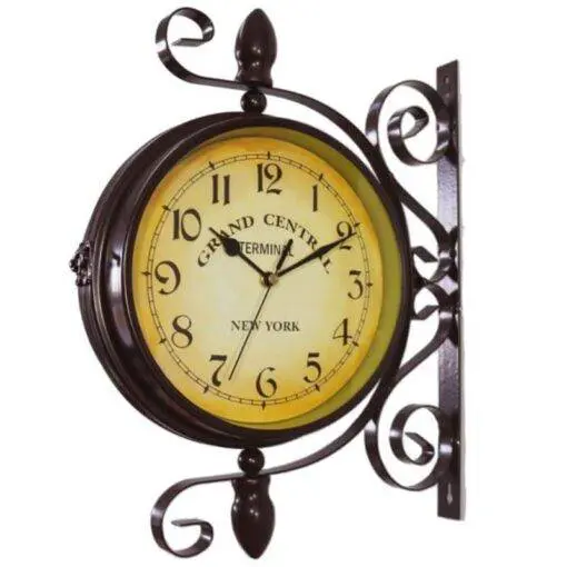 ⁦שעון קיר בסגנון עתיק⁩ – תמונה ⁦2⁩