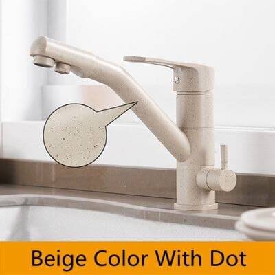 Beige color with dot