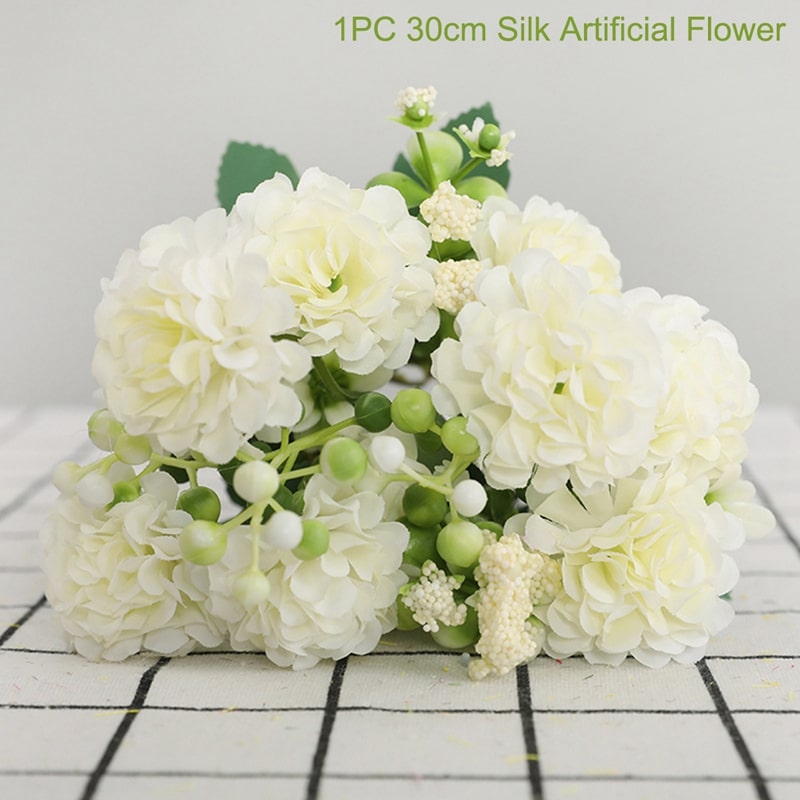 milk white Hydrangea