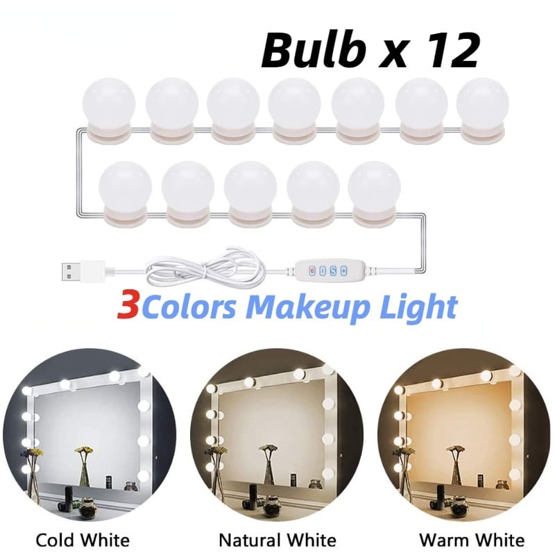 3 Colors 12 Bulbs