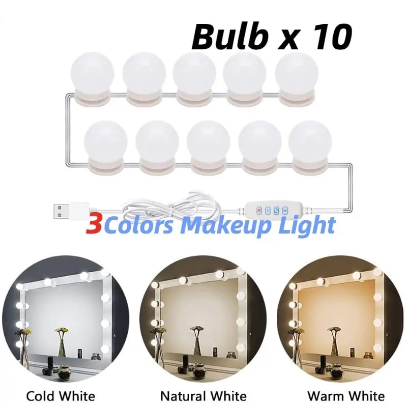 3 Colors 10 Bulbs