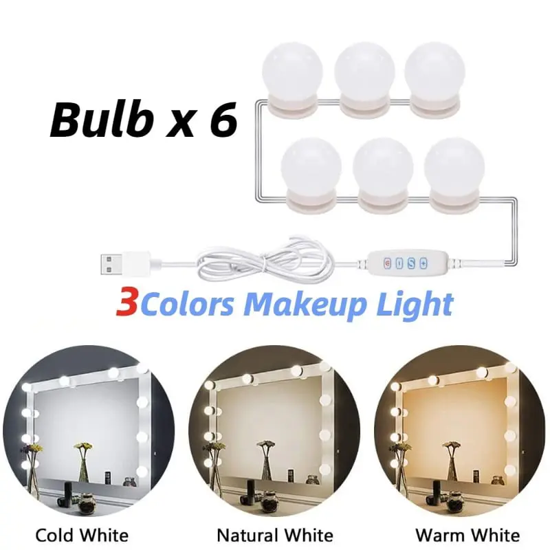 3 Colors 6 Bulbs