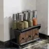 קיר הר מדף תב. אחסון וסדר אחסון למטבח 5
