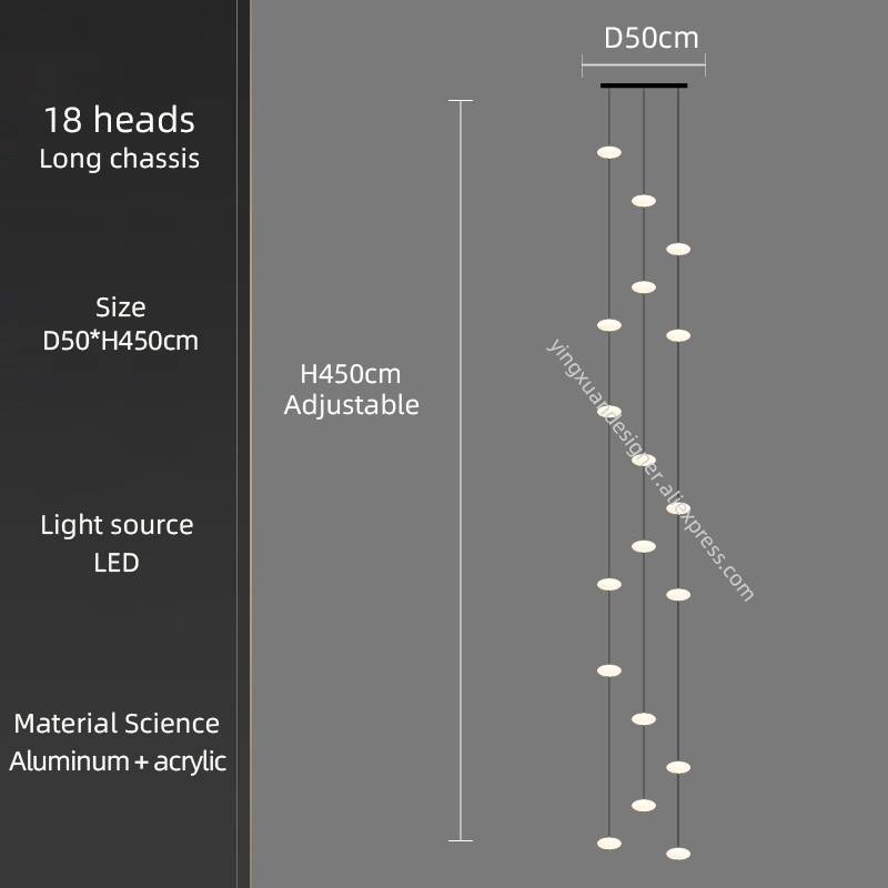 Long 18 heads