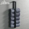 Bathroom Towel Holder 20 30 40 50cm Towel Bar Black Towel Rail Wall Mounted 304Stainless Steel.jpg