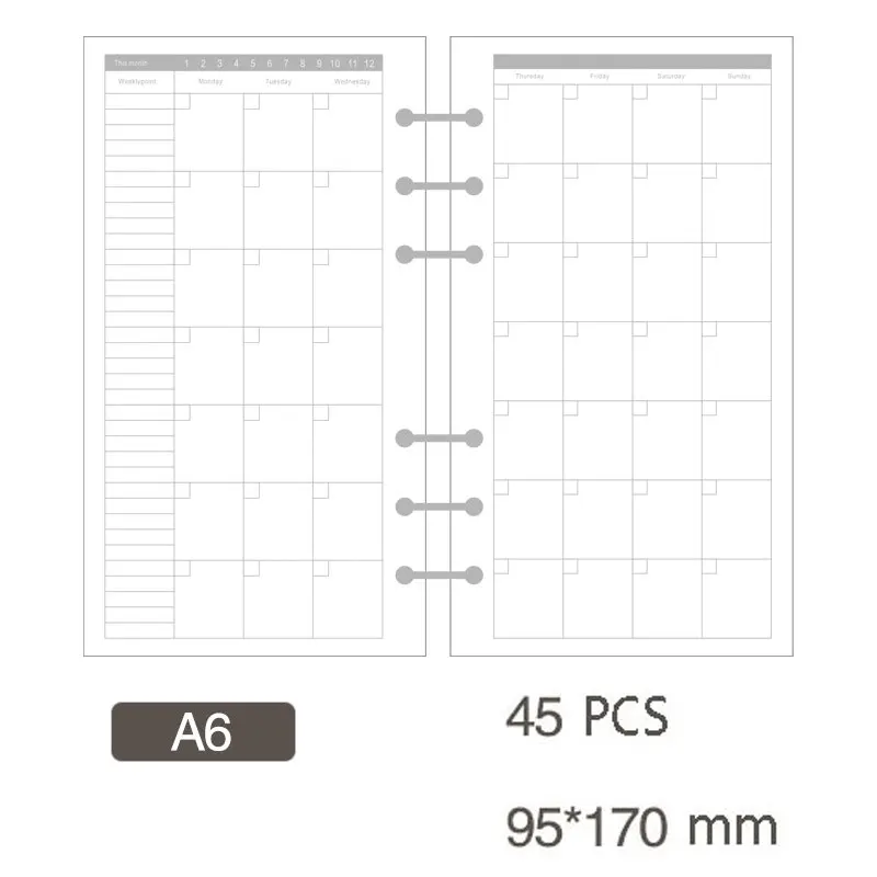 45pcs monthly plan